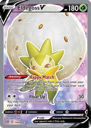 Eldegoss V (Full Art) (176/192) Holofoil [Rebel Clash] - Ultra Rare
