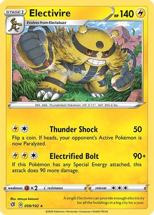 Electivire (059/192) [Rebel Clash] - Rare