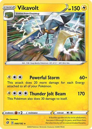 Vikavolt (066/192) Holofoil [Rebel Clash] - Holo Rare