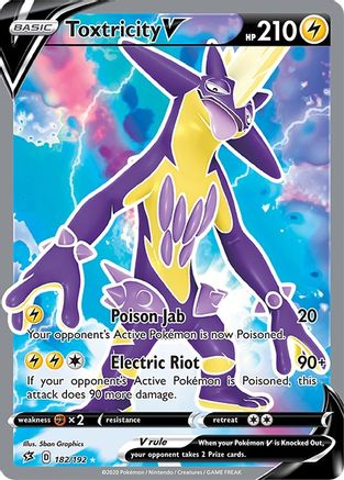 Toxtricity V (Full Art) (182/192) Holofoil [Rebel Clash] - Ultra Rare