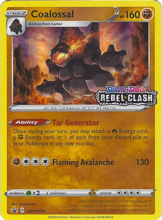 Coalossal - SWSH024 (Prerelease) (SWSH024/307) Holofoil [SWSH Sword & Shield Promo Cards] - Promo