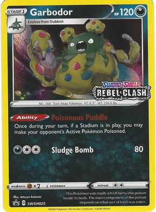 Garbodor - SWSH025 (Prerelease) (SWSH025/307) Holofoil [SWSH Sword & Shield Promo Cards] - Promo