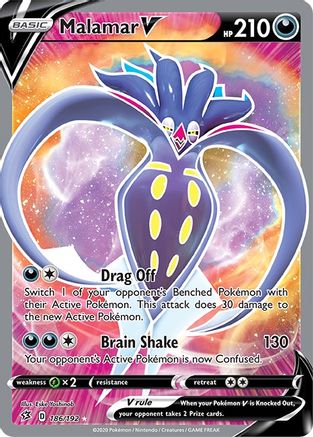 Malamar V (Full Art) (186/192) Holofoil [Rebel Clash] - Ultra Rare