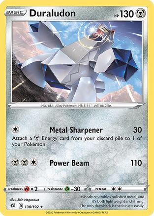 Duraludon (138/192) Holofoil [Rebel Clash] - Holo Rare