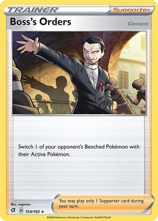 Boss's Orders (154/192) Holofoil [Rebel Clash] - Holo Rare