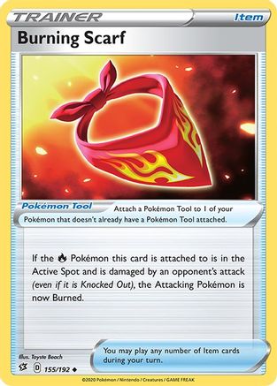 Burning Scarf (155/192) [Rebel Clash] - Uncommon