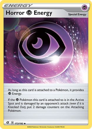 Horror P Energy (172/192) Reverse Holofoil [Rebel Clash] - Uncommon