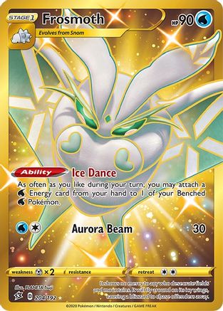 Frosmoth (Secret) (204/192) Holofoil [Rebel Clash] - Secret Rare