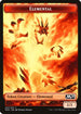 Elemental // Satyr Double-Sided Token (Challenger 2020) (UMP-7 // 9) - Unique and Miscellaneous Promos