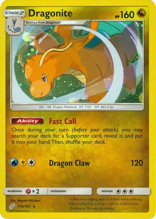 Dragonite (Cosmos Holo) (119/181) Holofoil [Miscellaneous Cards & Products] - Promo