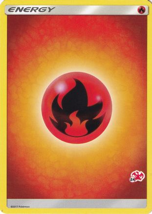 Fire Energy (#24 Charizard Stamped) [Battle Academy] - Promo
