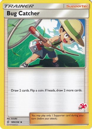 Bug Catcher (#34 Charizard Stamped) (189/236) [Battle Academy] - Promo