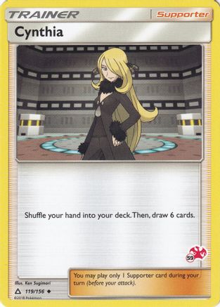 Cynthia (#59 Charizard Stamped) (119/156) [Battle Academy] - Promo