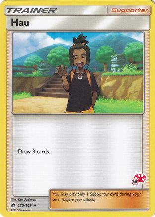 Hau (#28 Charizard Stamped) (120/149) [Battle Academy] - Promo