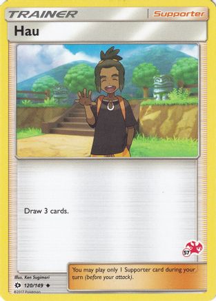 Hau (#57 Charizard Stamped) (120/149) [Battle Academy] - Promo