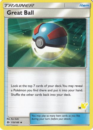 Great Ball (#38 Pikachu Stamped) (119/149) [Battle Academy] - Promo