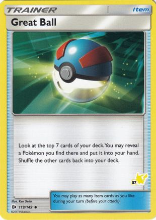 Great Ball (#57 Pikachu Stamped) (119/149) [Battle Academy] - Promo