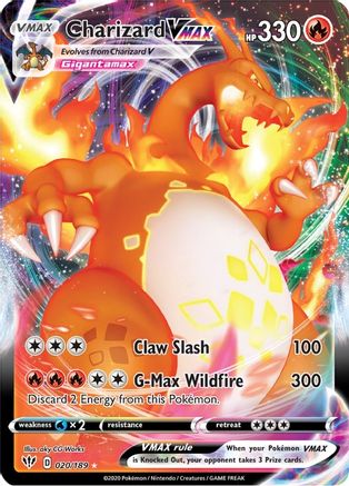 Charizard VMAX (020/189) Holofoil [Darkness Ablaze] - Ultra Rare