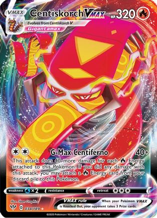 Centiskorch VMAX (034/189) Holofoil [Darkness Ablaze] - Ultra Rare