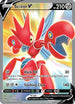 Scizor V (Full Art) 183  - Holofoil SWSH03 Darkness Ablaze - Ultra Rare