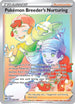 Pokemon Breeder's Nurturing (Secret) 195  - Holofoil SWSH03 Darkness Ablaze - Secret Rare