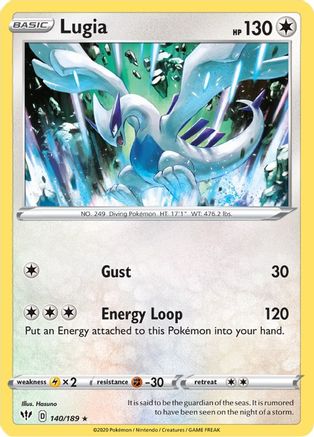 Lugia (140/189) [Darkness Ablaze] - Rare