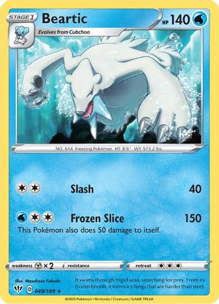 Beartic (049/189) [Darkness Ablaze] - Rare