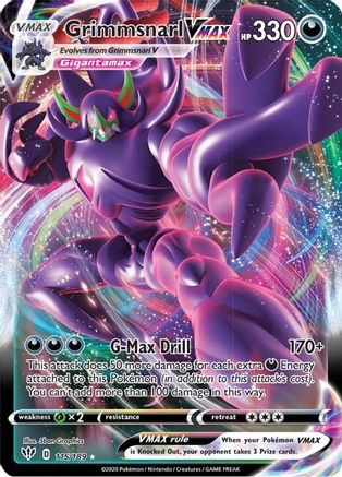 Grimmsnarl VMAX (115/189) Holofoil [Darkness Ablaze] - Ultra Rare