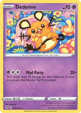 Dedenne (078/189) [Darkness Ablaze] - Uncommon