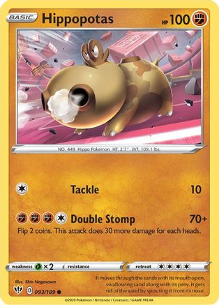 Hippopotas (093/189) [Darkness Ablaze] - Common