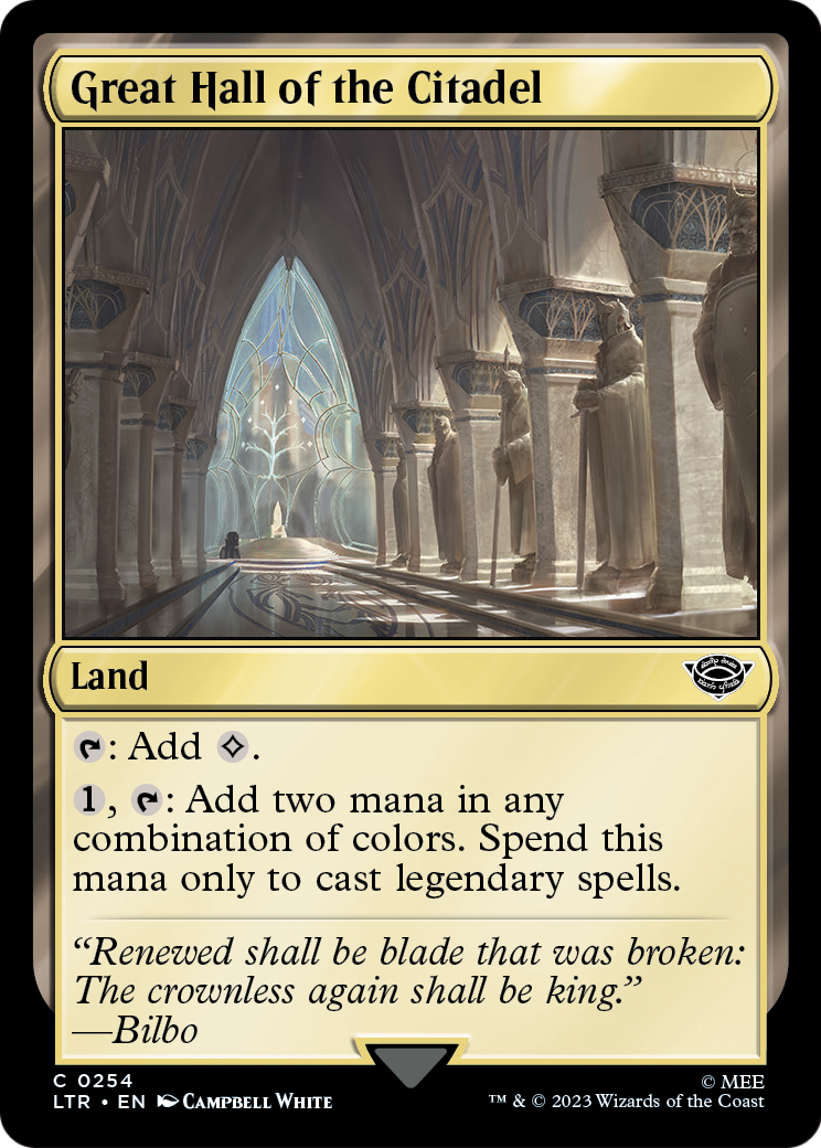Great Hall of the Citadel (LTR-254) - The Lord of the Rings: Tales of Middle-earth