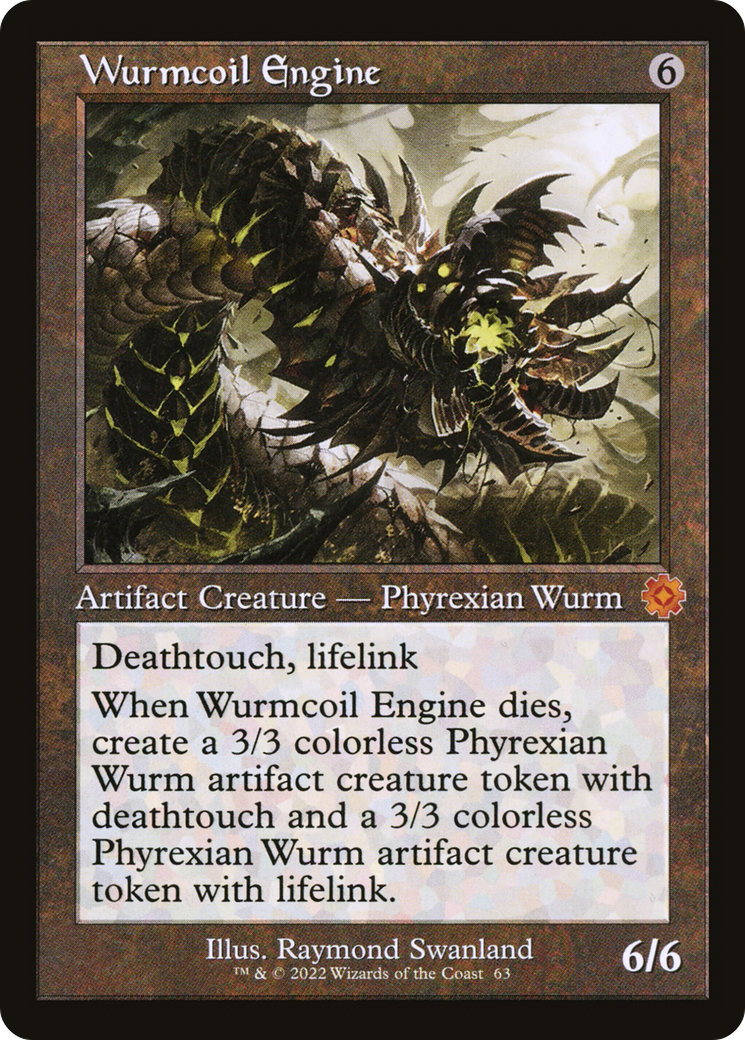 Wurmcoil Engine (BRR-063) - The Brothers' War Retro Artifacts Foil