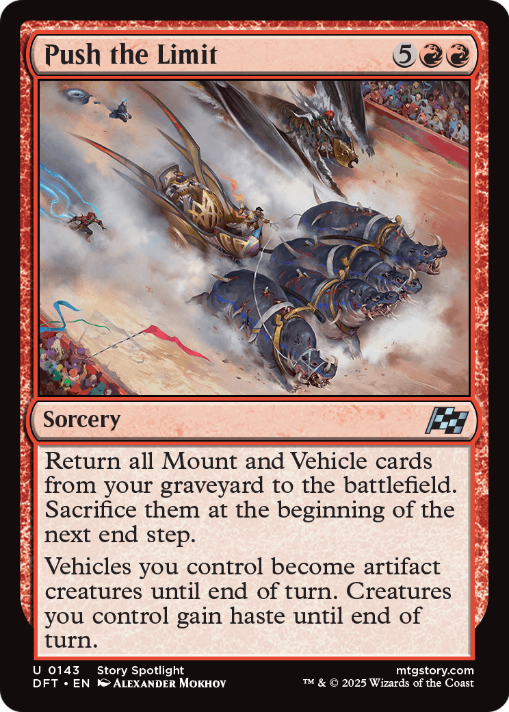 Push the Limit (DFT-143) - Aetherdrift Foil