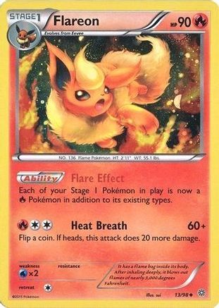 Flareon (Cosmos Holo) (013/98) Holofoil [Miscellaneous Cards & Products] - Promo