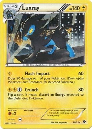 Luxray (Cosmos Holo) (46/99) Holofoil [Blister Exclusives] - Promo