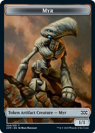 Myr (024) // Treasure Double-Sided Token (2XM-24 // 27) - Double Masters Foil