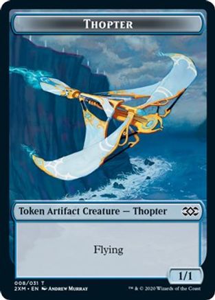 Thopter (008) // Wurm (030) Double-Sided Token (2XM-8 // 30) - Double Masters Foil