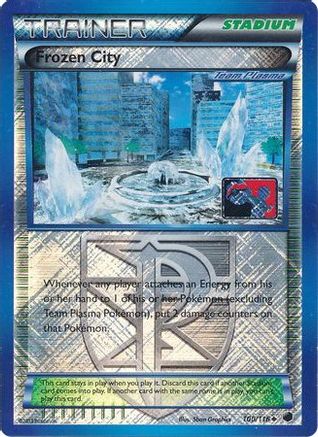 Frozen City (Team Plasma) (League Promo) (100/116) Reverse Holofoil [League & Championship Cards] - Promo