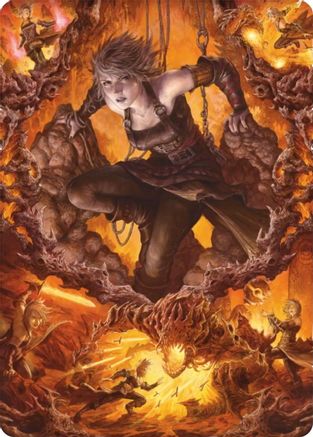 Nahiri, Heir of the Ancients Art Card (4/81) (ASZNR-004) - Art Series: Zendikar Rising