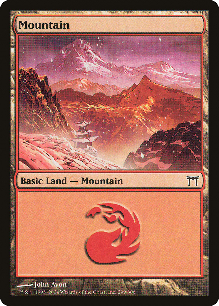Mountain (299) (CHK-299) - Champions of Kamigawa Foil