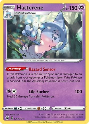 Hatterene (020/73) Holofoil [Champions Path] - Holo Rare