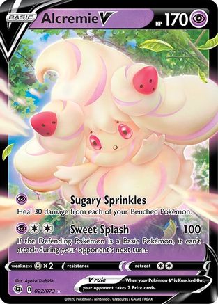 Alcremie V (022/73) Holofoil [Champions Path] - Ultra Rare