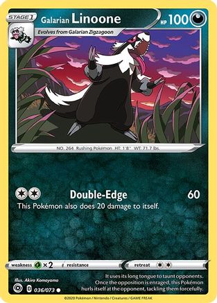 Galarian Linoone (036/73) [Champions Path] - Common
