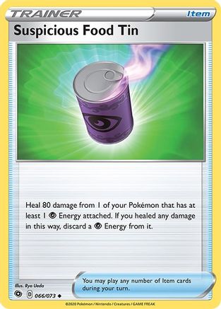 Suspicious Food Tin (066/73) Reverse Holofoil [Champions Path] - Uncommon
