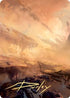 Plains Art Card (7/81) (Gold-Stamped Signature) (ASZNR-007) - Art Series: Zendikar Rising
