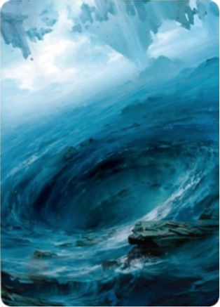 Island Art Card (12/81) (ASZNR-012) - Art Series: Zendikar Rising