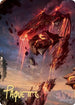 Mountain Art Card (17/81) (Gold-Stamped Signature) (ASZNR-017) - Art Series: Zendikar Rising