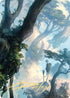 Forest Art Card (19/81) (Gold-Stamped Signature) (ASZNR-019) - Art Series: Zendikar Rising