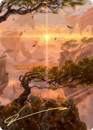 Windswept Heath Art Card (Gold-Stamped Signature) (ASZNR-030) - Art Series: Zendikar Rising