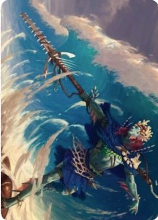 Tazeem Roilmage Art Card (ASZNR-051) - Art Series: Zendikar Rising